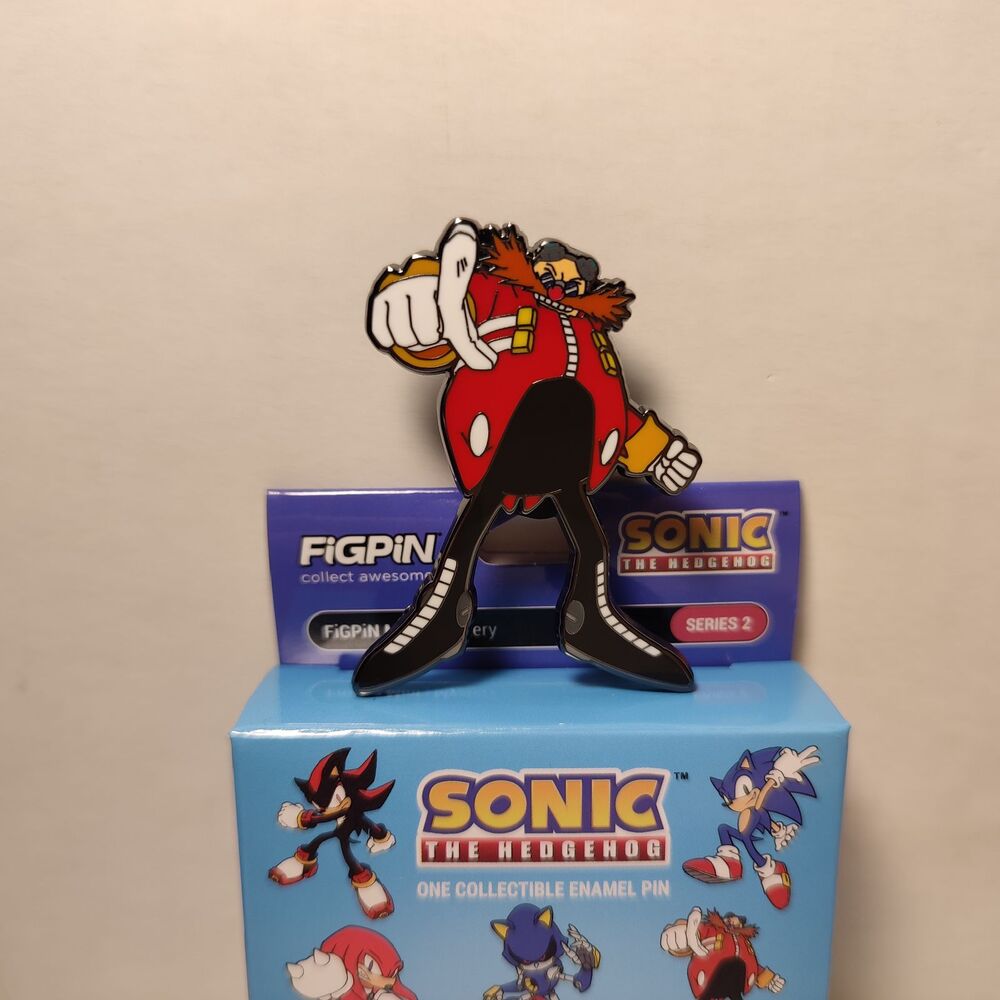 Sonic The Hedgehog Eggman Y449 FigPin Mini Enamel Pin Rare Unclaimed Badge